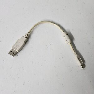 USB to Mini USB Cable Cord Data Transfer Charger‎ White 10 inch